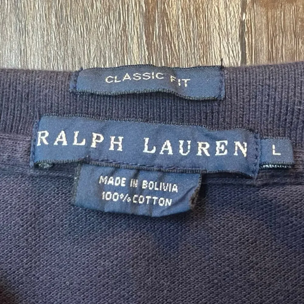 Ralph Lauren Boy’s LG Navy Classic Fit Polo Shirt